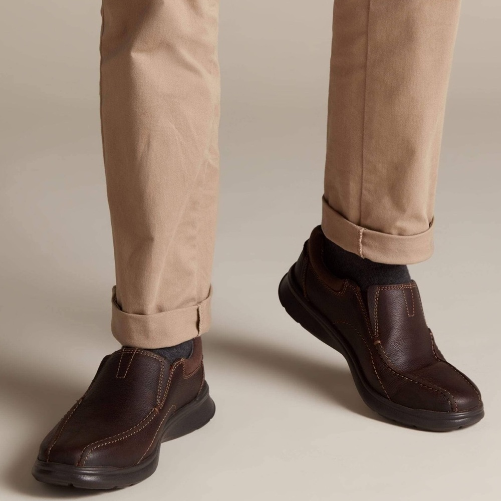 Men’s Brown Leather Clarks Shoes